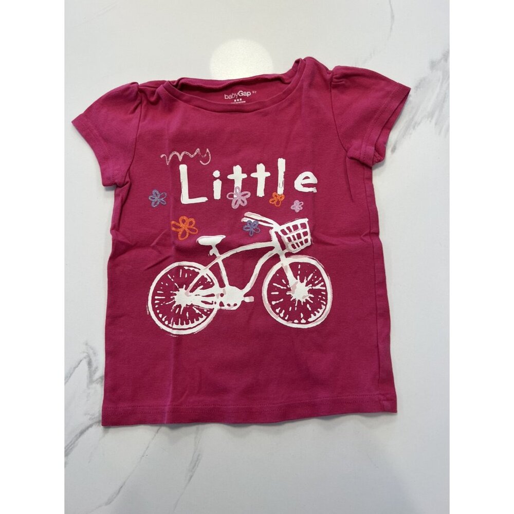 Gap Pink Little Bicycle Tee